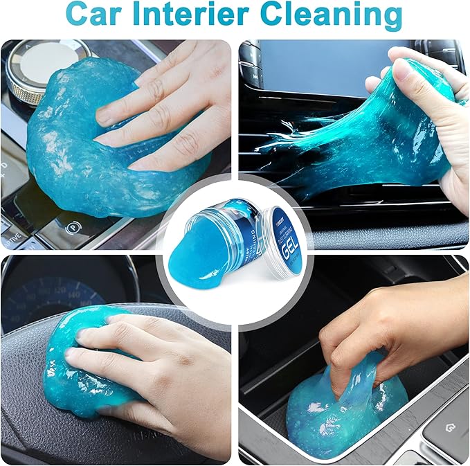 FiveJoy Universal Car Cleaning Gel Detailing Putty, Car Goop Cleaner Car Interior Cleaner Putty for Home, Office, Keyboard, C