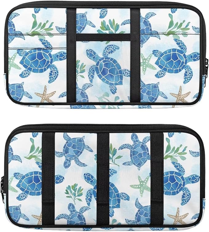 Turtle Tactical Sun Visor Organizer,Scratch-Resistant Auto Interior Accessories Car Essentials Tool Pack Multi-Pocket for Universal Most Vehicles