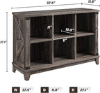 EnHomee 6 Cube Storage Organizer Bookshelf, Wood Cube Shelf Bookcase with Storage, Bookshelf for Living Room and Bedroom,Blac