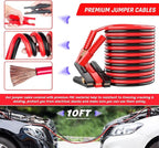 298PCS Roadside Emergency Car Kit- Car Emergency Kit with Jumper Cables, Roadside Emergency Kit for Vehicles, Emergency Car K