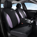 Coverado Car Seat Covers 2-Pack, Seat Covers, Waterproof Leather Car Protectors Front Seats, Luxury Universal Fit Seat Covers