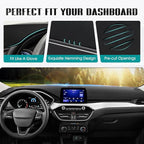 FIILINES Dash Cover for 2020-2026 Ford Escape (Without HUD), Dashboard Mat Accessories Dash Cover Sunshade Nonslip Mesh Prote