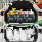 Reusable Grocery Bag Foldable Shopping Tote Bag with Handles Reusable Shopping Bags Large Kitchen Grocery Bags