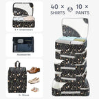 10 Set Packing Cubes for Travel, Gifts for Women Mom,Anti-Tearing Suitcase Organizer for Luggage with Shoe & Hanging Toiletry