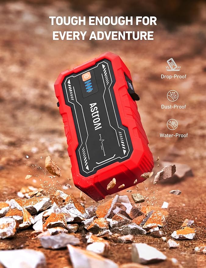 AstroAI S8 Pro Car Battery Jump Starter, 3000A Peak Jump Starter Battery Pack for Up to 9.0L Gas & 7.0L Diesel Engines, 12V