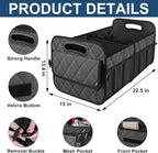 Deosk Car Trunk Organizer for SUV, Car Organizers and Storage with 6 Pocket, Car Accessories for Women/Men 70L Waterproof