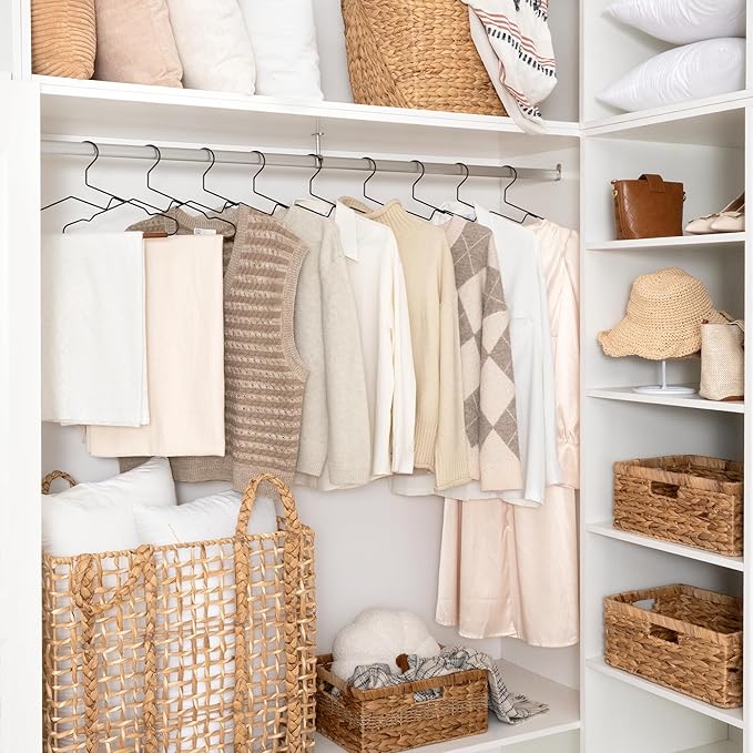 Under Bed Shoe Storage Organizer with Wire Hangers