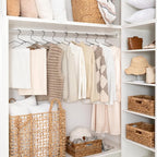 Under Bed Shoe Storage Organizer with Wire Hangers