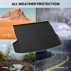LASFIT Cargo Mat & Backrest Mats Seat Protector for BMW X3 2025 2026, Custom Fit 100% TPE All Weather Protection Car Liner for BMW X3 30 xDrive M50 xDrive Trunk Mats, Black
