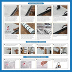 Storage Logic Foam Mattress Vacuum Bag for Moving, Storage, Vacuum Seal Mattress Bag with Straps (Twin/Twin XL)