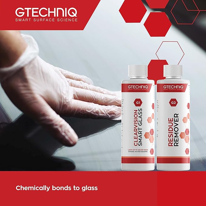 Gtechniq G1 Smart Glass Water Repellent Spray 100ml | Glass Coating, Repels Rain and Dirt, Improves Visibility, Long-Lasting 