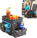 High Road CarHop Car Organizer for Kids and Passenger Seat Organizer for Adults - Road Trip Cooler with Car Cup Holder Tray and 6 Organization and Storage Pockets