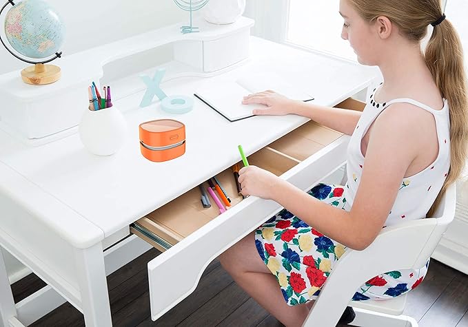 ODISTAR Desktop Vacuum Cleaner,Mini Table dust Sweeper Energy Saving with auto Power-Off Function,High Endurance up to 400 mi