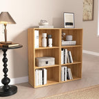 Wooden 3 Cube Storage Organizer,3 Tier Low Bookcase Freestanding Storage Display Organizer,Versatile Cubes Shelf and Cubby Un