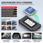 Launch X431 Creader Elite 2.0 FGC OBD2 Scanner, Bi-Directional Scan Tool for Ford/GM/Chrysler Series, ECU Coding, Lifetime