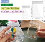 Transparent Jewelry Storage Book Travel Jewelry Organizer Earring Organizer Case Bracelet Holder for Necklace Ring with Anti 