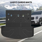 LASFIT Cargo Mat & Backrest Mats for Kia Telluride 2025 2024 2023 2022 2021 2020, All Weather TPE Custom Fit Trunk Mats & Seatback Mats Accessoires for Kia Telluride 2020-2025, Black