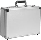 LOCKCURX File Organizer Storage Box - 18.9 x 14.6 x 6.3 Inch X-Large, Portable Locking Storage Totes with Dual Combination Lo