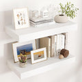 Floating Shelves for Wall, 24 Inch Wide x 12 Inch Deep Floating Shelves, Long Wood Floating Wall Shelf Shelves for Living Roo