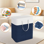 TasticTotes laundry basket 3-Pack, laundry hamper, Hamper with handles, collapsible laundry baskets, Waterproof dirty clothes