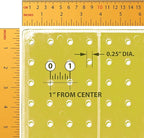 Azar Displays 900940-YEL The DIY Multi-Purpose 10-Piece Pegboard Wall Organizer Kit with One Panel and Accessory Assortment: 
