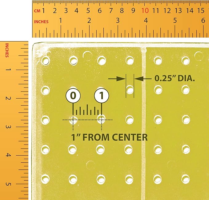 Azar Displays 900940-YEL The DIY Multi-Purpose 10-Piece Pegboard Wall Organizer Kit with One Panel and Accessory Assortment: 