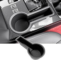 Upgrade Cup Holder Insert for 2014-2024 Toyota 4Runner Center Console Cupholder Coaster Liner Replaces Mat for 4 Runner Interior Accessories Black(Center Console Rear, 1PCS)