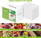Bonsenkitchen Precut Vacuum Sealer Bags, 500 Pint 6" x 9" Food Sealer Bags,Commercial Grade, BPA Free, Heavy Duty, Customized