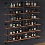 Floating Shelves for Wall Living Room Shelves Bookshelf Industrial Pipe Shelving Shelf Real Wood Planks 60 inch Rustic Wall S