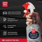 Griot's Garage Interior Cleaner Spray for Car Seats, Carpet, Upholstery Fabric, Floor Mat, Vinyl, Dashboard, Ideal for Truck,