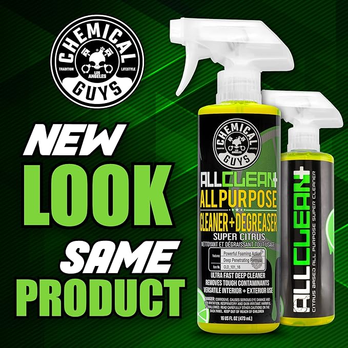 Chemical Guys CLD_101_16 All Clean+ Citrus Based All Purpose Super Cleaner, Safe for Cars, Trucks, SUVs, Motorcycles, RVs & M