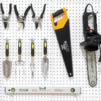 HUHOLE 88 Piece Pegboard Hooks Assortment Kit with Pegboard Bins Garage Tool Organizer Set Fits 1/8 and 1/4 Inch Peg Board Ac