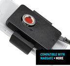 Nite Ize Steelie Squeeze Dash Kit - Magnetic Cell Phone Holder for Car Dashboard - Adjustable Phone Holder for Cars - Compatible with Apple MagSafe iPhones & Accessories