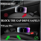 UREHEPO Car Seat Gap Filler, 2PCS Car Gap Filler Organizer, Car Inserts Between Seats, Car Interior Accessories for Men and