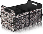 Femuar Car Trunk Organizer, Large Capacity Collapsible Trunk Storage with 11 Pockets, Waterproof, Non-Slip, Suitable for Car