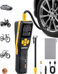 AstroAI 150 PSI Tire Inflator Portable Air Compressor for Car Tires, Cordless Bike Pump with LCD Display, Auto Shut-Off, 5 Modes Air Pump for Car Motorcycle Bicycle Balls, LED Light & Storage Design