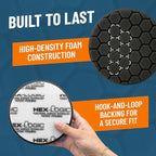 Chemical Guys 5.5" Buffing Pad Sampler Kit - 4 Piece Detailing Set with 3 Professional Foam Car Polishing Pads & 16 oz Polishing Cleaner, for Dual Action and Rotary Polishers Using 5" Backing Plates