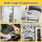 Coavas Window Tint Kit, Window Privacy Film Application Tools Kit, 3 Pcs Easy to Apply Window Film & Car Glass Window Tinting Tool, Vinyl Wrap Set Includes Squeegee, Utility Knife, Spray Bottle