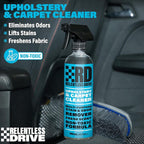 Car Interior Carpet & Upholstery Seat Cleaner — Safe for All Cars — for Carpets, Seats, Floor Mats, Home, Office & More — 16o