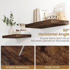 36"W x 9.3"D Floating Shelves for Wall, Wall Mounted Bathroom Shelves 2 Pack Deep Floating Shelf for Bedroom Kitchen Living R