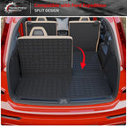 Floor Mats Compatible with 2018-2024 Ford Expedition (Not for Max Models) Cargo Mat Cargo Liner TPE 2023 Expedition 7 Seats Accessories (Trunk Mat+Backrest Mats+Floor Mats)