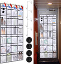 CTTZCKJ Over The Door Organizer For Cruise Ships|Magnetic Door Organizers with 24-Pocket for Cruise Ship|55"x21"|Cruise Over 