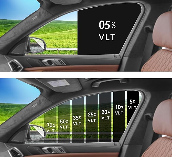 AUTOTEK Precut Windows Tint Film All Sides Cars Sun Blocking Protection Privacy Anti Shatter Glass 2 Ply Film 05% Tint Shade kit for Chevrolet Trailblazer 2021-2026