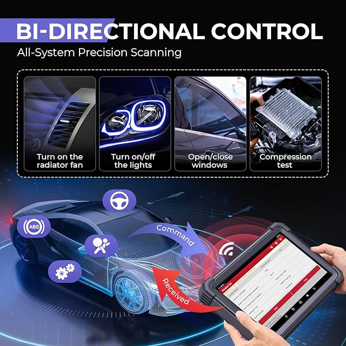 Launch X431 Scanner PRO3 APEX Bidirectional Scan Tool 2026 Upgraded, OEM Topology Map, Online Coding, HD Truck, 55+ Services