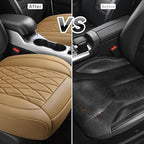 CAR PASS 2 Pack Front Car Seat Covers, Bottom Seat Covers Full Wrapped with Storage Pocket, Anti Slip Car Seat Protectors, Wa