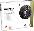 König 2004735250 Easy-FIT SUV 250 - Snow Chains, 2 Pieces