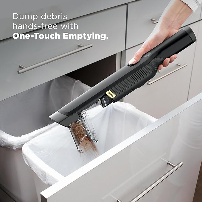 Shark WANDVAC Cordless Hand Vac, Lightweight, Versatile and Portable at 1.4 lbs., Powerful Suction for Pet Hair, Charging Doc