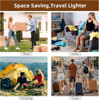 18 Pack Travel Vacuum Bags for Clothing,Compression Seal Packing Cubes for Suitcase Backpack,Vacuum Seal Bags for Clothing,Ca