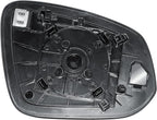 Replacement Driver Left Side Door Mirror Glass Heated with Back Plate for Toyota Tacoma 4 Runner RAV4 2014-2023