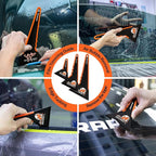 WRAPXPERT Window Tint Tools,3 Pack Window Tint Squeegee Triangle Contour, 3 Different Sizes Tinting Tools for Window, Mirror,Front Windows Rear Glass, Auto Car Glass Film Installation